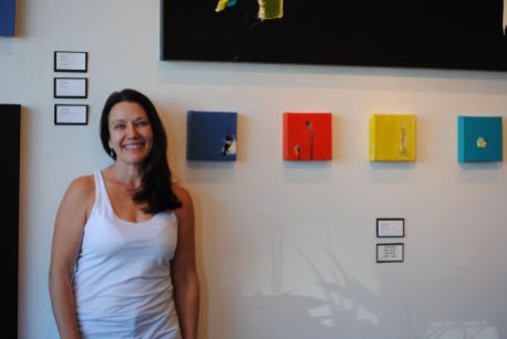 Denise Fleisch shows her abstract works at Lotus Contemporary on Roosevelt Row.